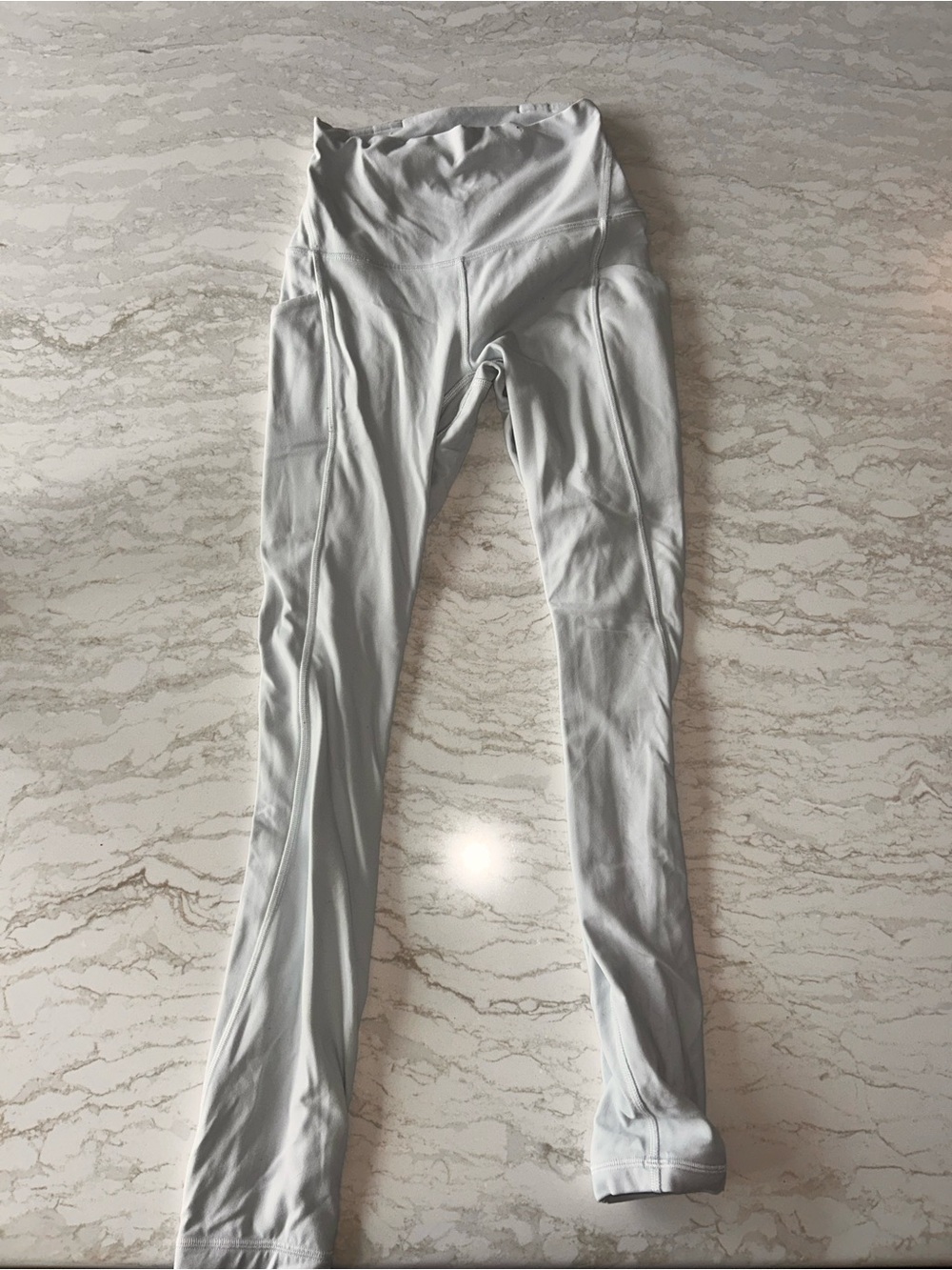 lululemon athletica Light Gray High-Rise Leggings